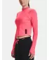 Damen-T-Shirt UNDER ARMOUR UA RUN ANYWHERE LASER LS 1365641-819 ROSA