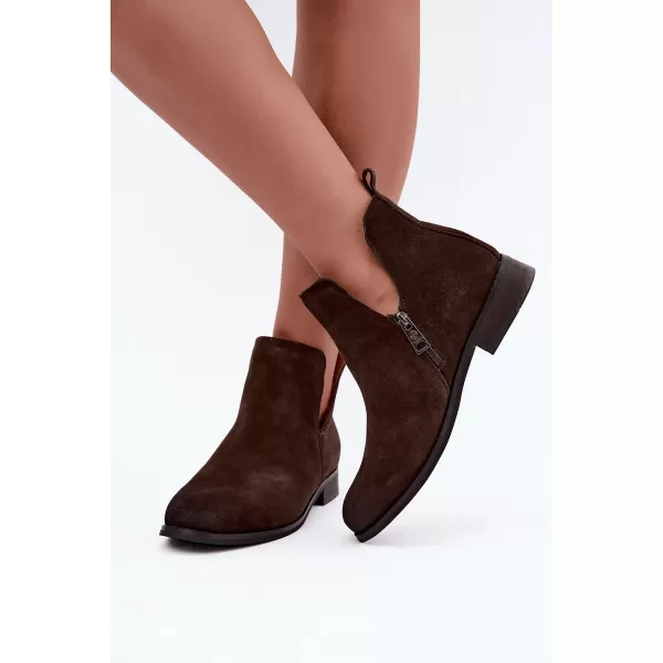  Damen-Stiefeletten VINCEZA 133142 LEDER 