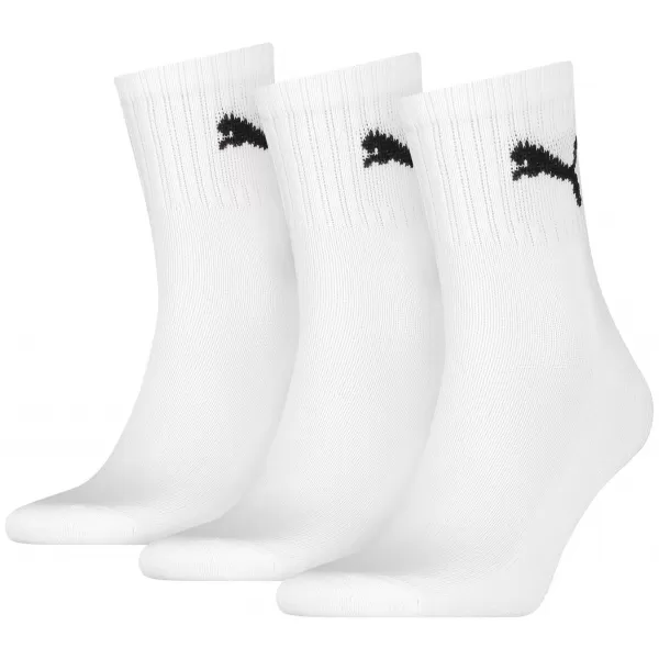  Socken PUMA SHORT CREW 3P UNISEX 90611004 WEIß 