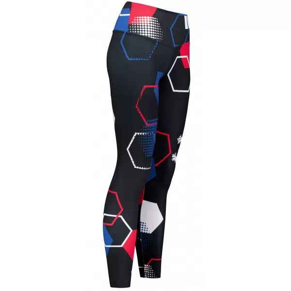  Damen Premium Long Funktionsleggings (neue Größen) ALTISPORT VOJ/ALW036LEG05 HEXA SCHWARZ 