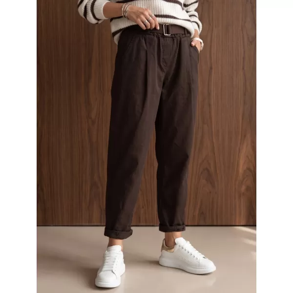  Damenhosen DSTREET UY3185 BRAUN 