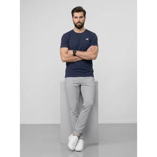  Herren-T-Shirt 4F WAW25TTSHM2373 DENIM 