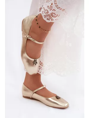 Ballerinas für Damen BOTO 6672 GOLD
