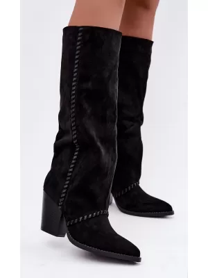 Damenstiefel BOTO LQ-166 SCHWARZ
