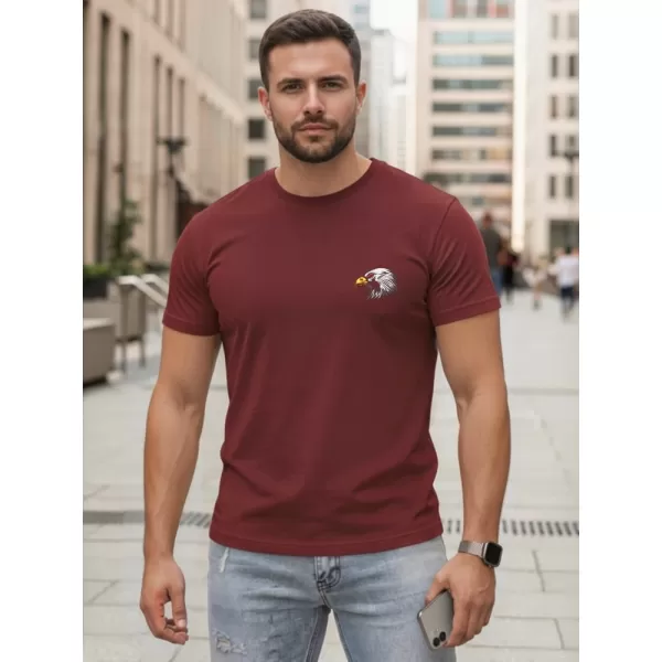  Herren-T-Shirt DSTREET NX0148R-BU BURGUND 