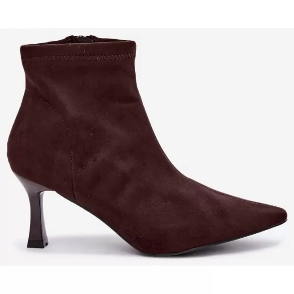  Damen-Stiefeletten BOTO 7107 BRAUN 