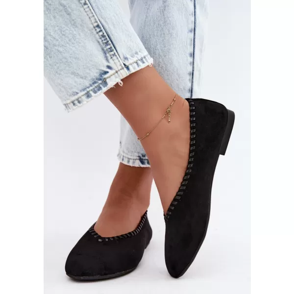  Ballerinas für Damen BOTO 9897 SCHWARZ 