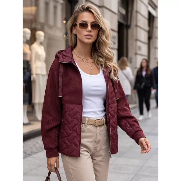  Damenjacke DSTREET TY5916 BURGUND 