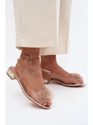 Damensandalen D&A MR61-9003 GOLD