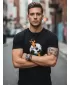 Herren-T-Shirt DSTREET NX084R SCHWARZ