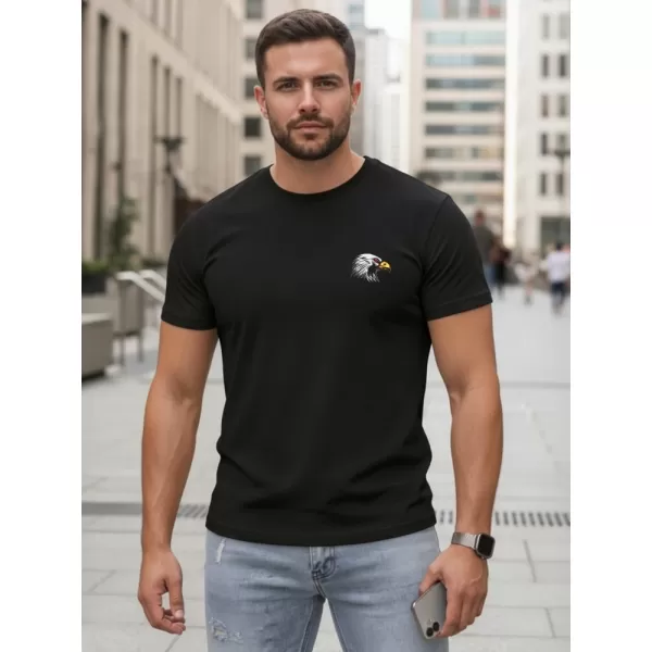  Herren-T-Shirt DSTREET NX0148R-BK SCHWARZ 