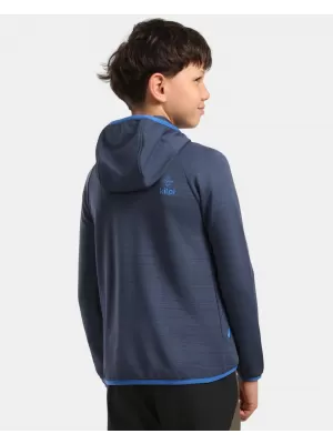 Fleece-Sweatshirt für Kinder KILPI MEMPHIS-JB 1J0201KI DUNKELBLAU