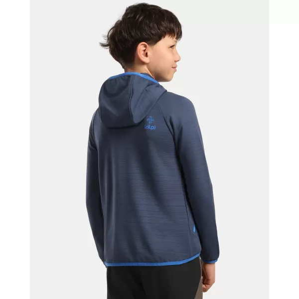  Fleece-Sweatshirt für Kinder KILPI MEMPHIS-JB 1J0201KI DUNKELBLAU 
