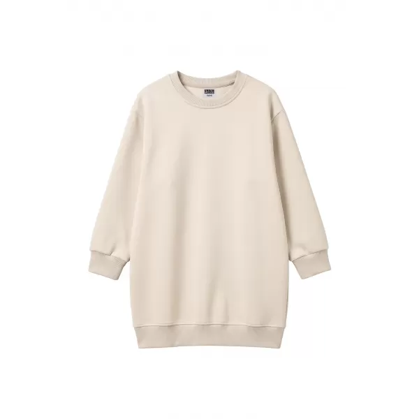  Sweatshirt-Kleid für Mädchen URBAN CLASSICS UCK8565-02903 WEIßER SAND 