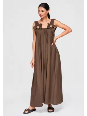Kleid OMBRE OW-DLR-E0014 BRAUN