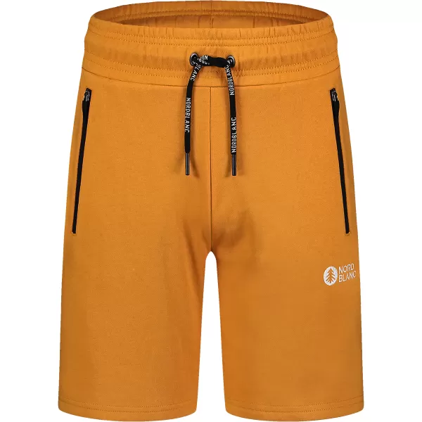 Baumwollshorts für Herren NORDBLANC RELAXEDFIT NBSPM8254 BERNSTEIN 