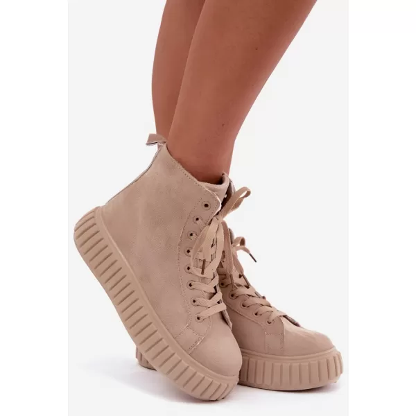  Damen-Sneaker BOTO LA372 BEIGE 