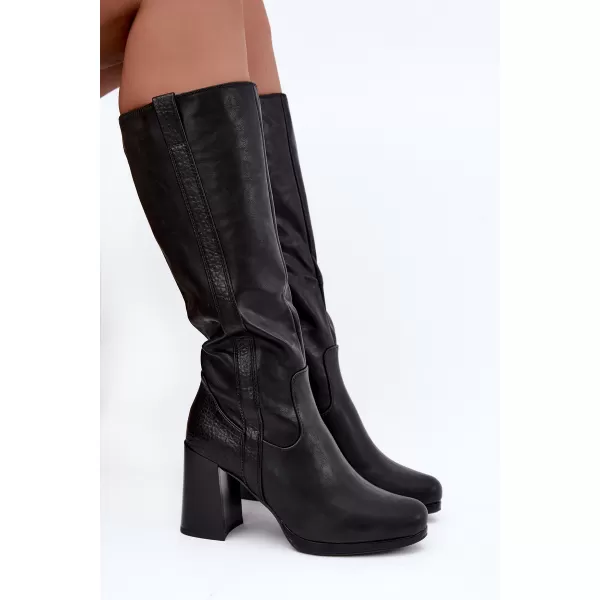  Damenstiefel BOTO FAF125B-6 SCHWARZ 