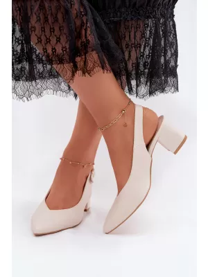 Damensandalen ZAZOO 1122 HELLBEIGE