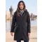 Warmer Softshellmantel für Damen ALPINE PRO IBORA 2 SCHWARZ