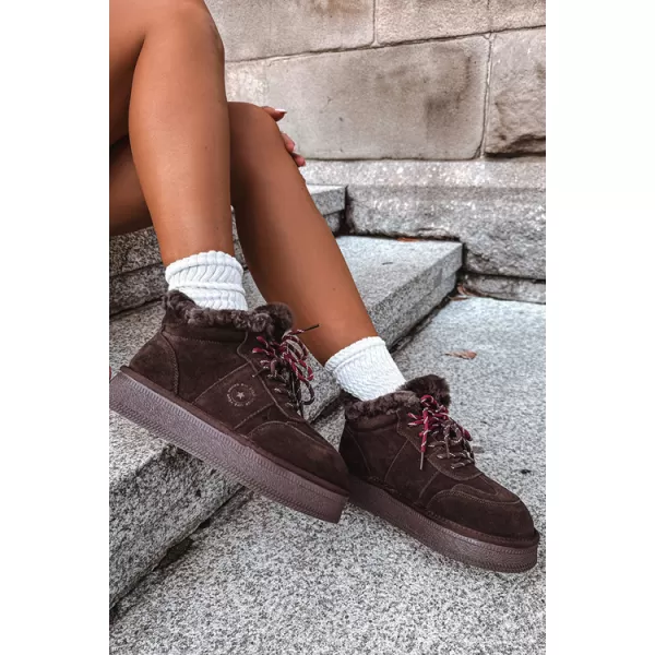  Schneemänner für Frauen BIG STAR SHOES UU274312 SCHOKOLADE 