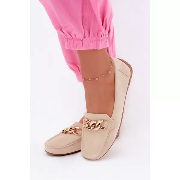  Damenmokassins BOTO XA011 BEIGE 