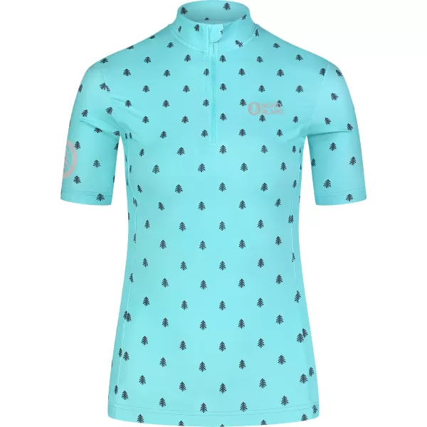  Damen-Radtrikot NORDBLANC TREES NBSLF8085 BLAU 