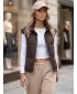 Damenweste DSTREET TY5969 BRAUN