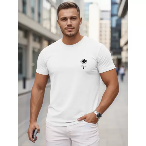  Herren-T-Shirt DSTREET NX5126R-WH WEIß 