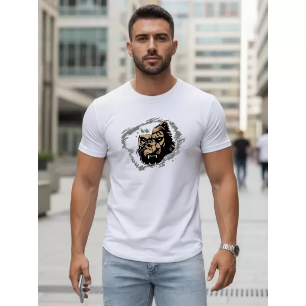  Herren-T-Shirt DSTREET NX5085R-WH WEIß 