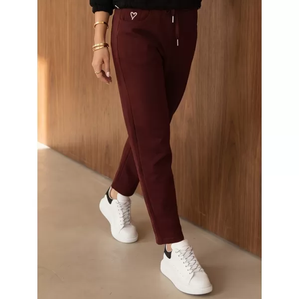  Damenhosen DSTREET UY3213 BURGUND 