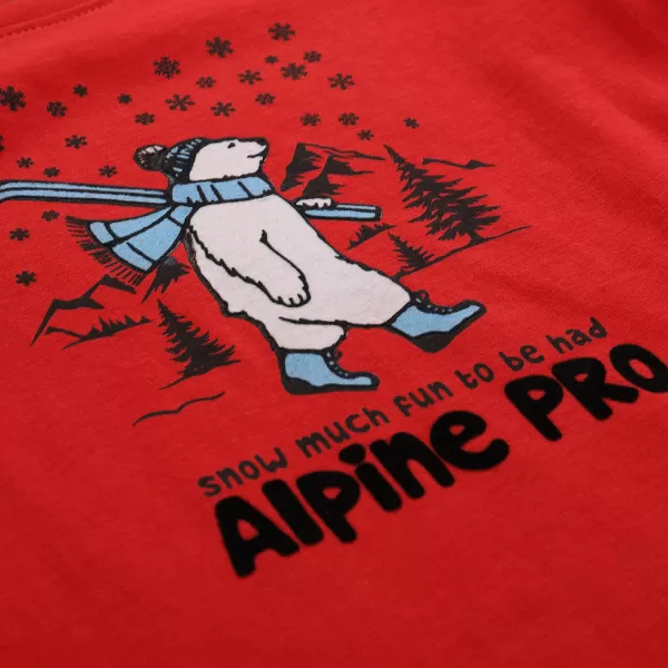  Kinder-T-Shirt ALPINE PRO ECCO 2 BARBADOS-KIRSCHVARIANTE PA 
