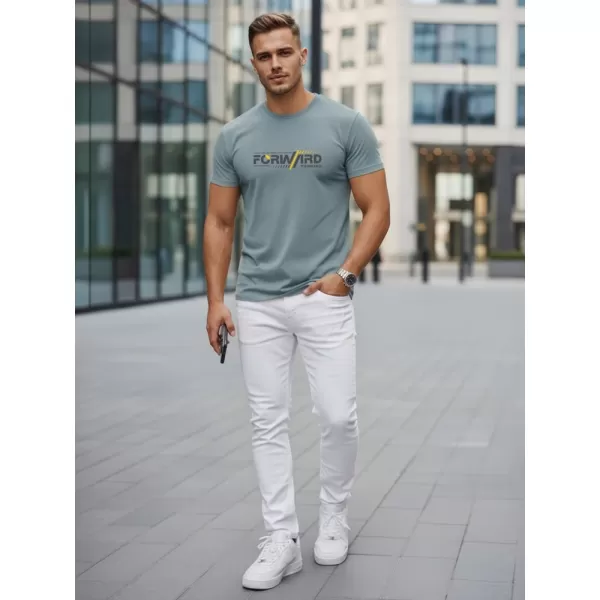  Herren-T-Shirt DSTREET NX0145R-SB BLAU 