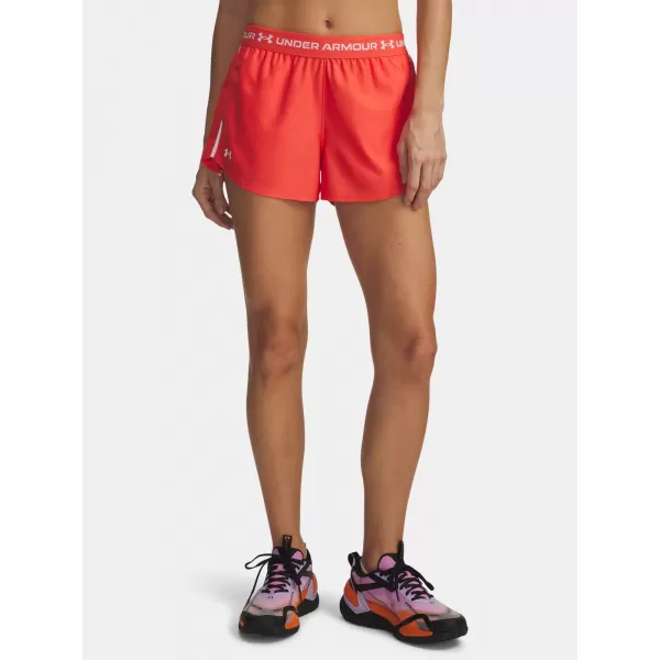  Damen-Shorts UNDER ARMOUR TECH PLAY UP SHORTS 1389882-690 ROT 
