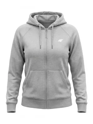 Damen-Sweatshirt 4F WMM00TSWSF2535 KALTE HELLGRAUE MELANGE
