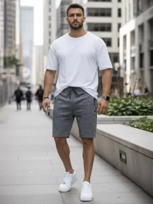 Herrenshorts DSTREET SX2229 DUNKELGRAU