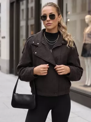 Damenjacke DSTREET TY6034 BRAUN