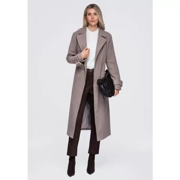  Damenmantel OMBRE OW-CT-E0006 KAFFEEFARBEN 