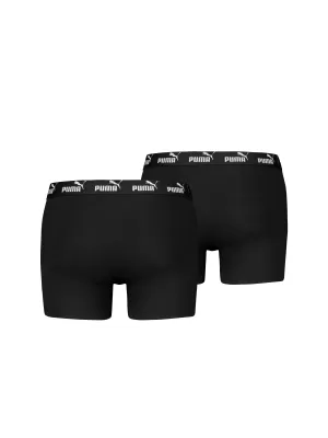 Herren-Boxershorts PUMA ELEMENTS MEN BASIC BOXERS 2P 93875309 SCHWARZ