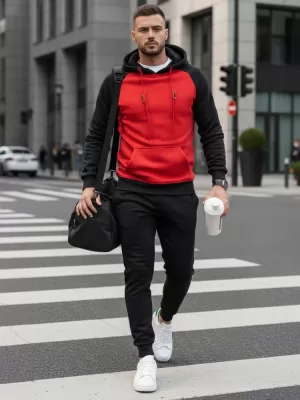Herren-Sweatshirt DSTREET BX5491 ROT