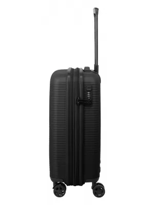 Koffer TRAVELITE AIR STRIPE 4W S EXP SCHWARZ