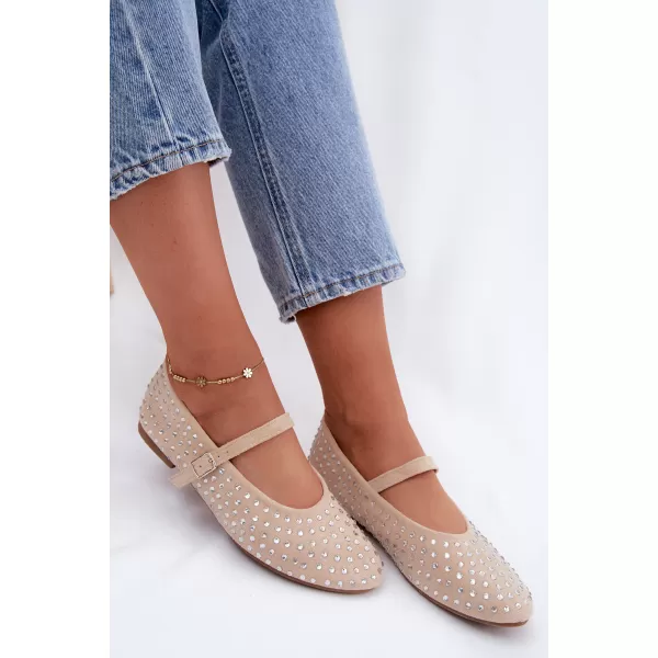  Ballerinas für Damen BOTO 9748 BEIGE 