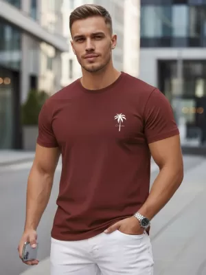 Herren-T-Shirt DSTREET NX5126R-BU BURGUND