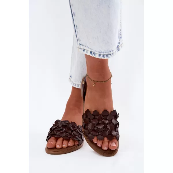  Damensandalen ZAZOO 40468 SCHOKOLADE 