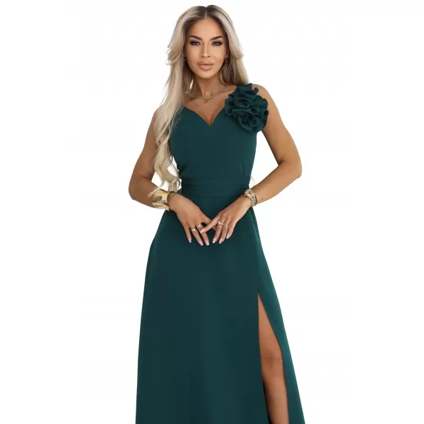  Kleid NUMOCO 669-1 FLASCHENGRÜN 