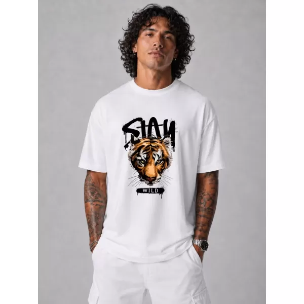  Herren-T-Shirt DSTREET NX1026R-WH-O WEIß 