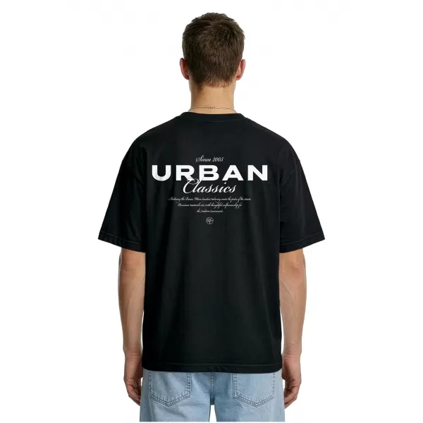  Herren-T-Shirt URBAN CLASSICS TB8665 SCHWARZ 