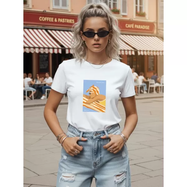  Damen-T-Shirt DSTREET NX8025RY-WH WEIß 