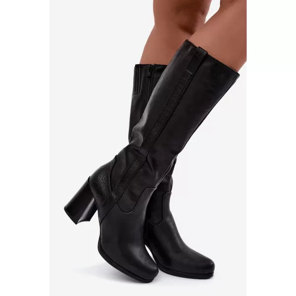  Damenstiefel BOTO FAF125B-6 SCHWARZ 
