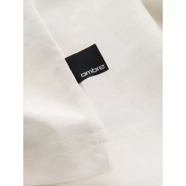  Herren-T-Shirt OMBRE OM-TSPT-0286 WEIß 